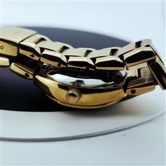 FOSSIL Lady's Wristwatch 110904 GOLD Stainless